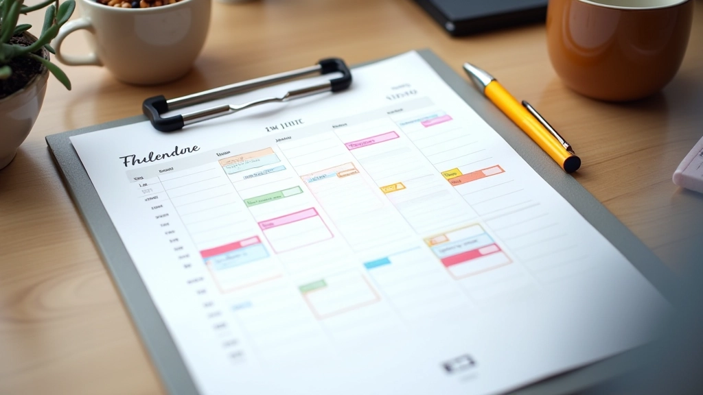 Contentplanner toont kalender met artikelen, blogs en social media posts
