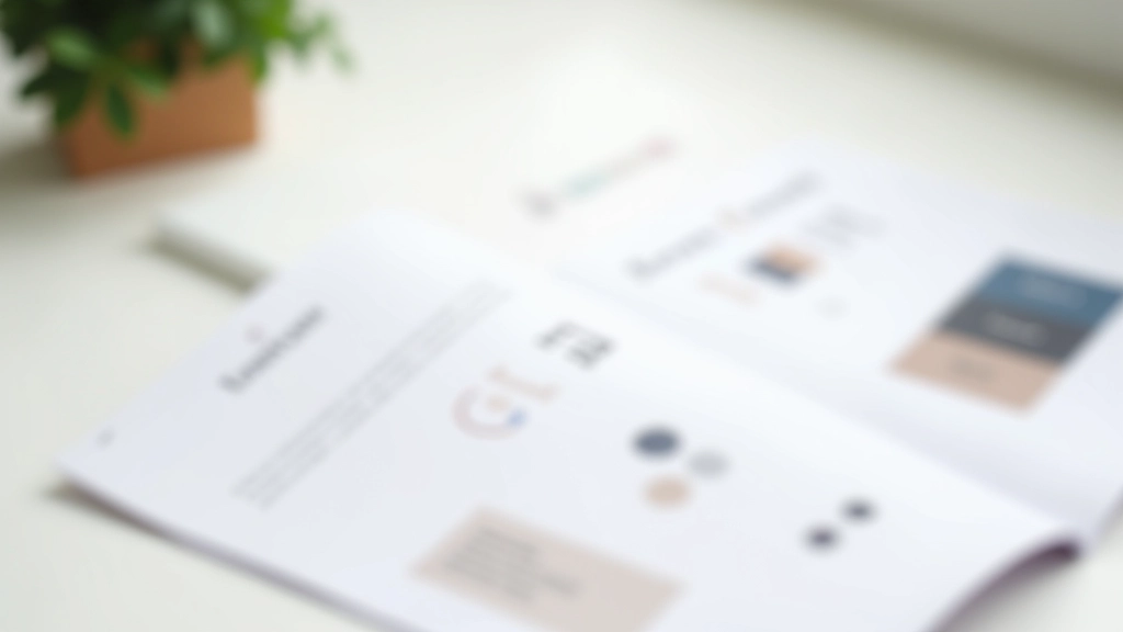 Stijlgids met logo-varianten, kleurkeuzes en typografie-voorbeelden