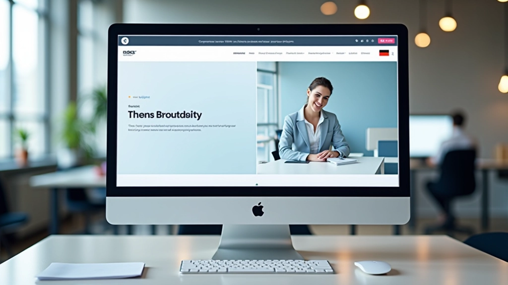 Website header met taalswitcher in hoek, drie vlaggetjes: NL, FR, EN